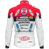 Fietskleding (Fietsshirt Lange Mouw + Lange Koersbroek) Sidermec 2021 Androni Giocattoli - Rood Wit